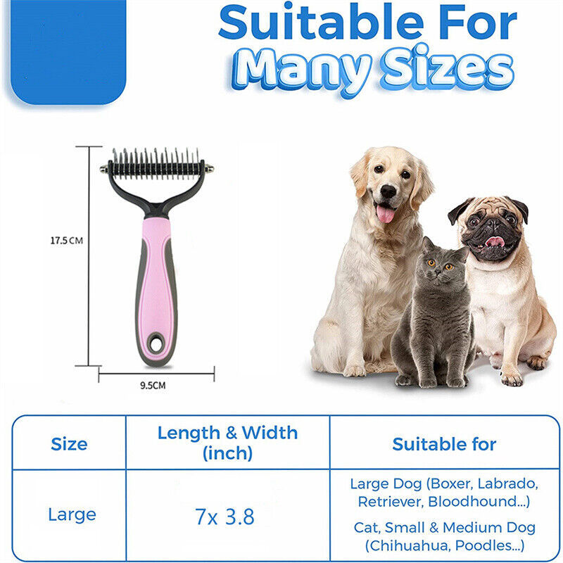 Hair Removal Grooming Brush For Pet Dog Cat