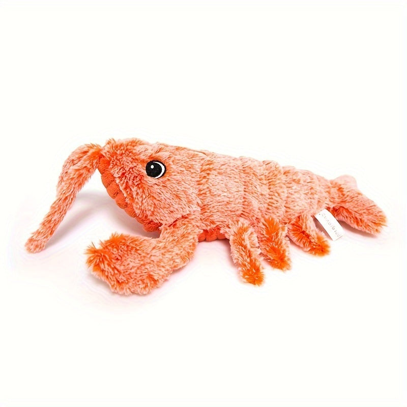 Jumping Cat Shrimp Electric Plush Toy