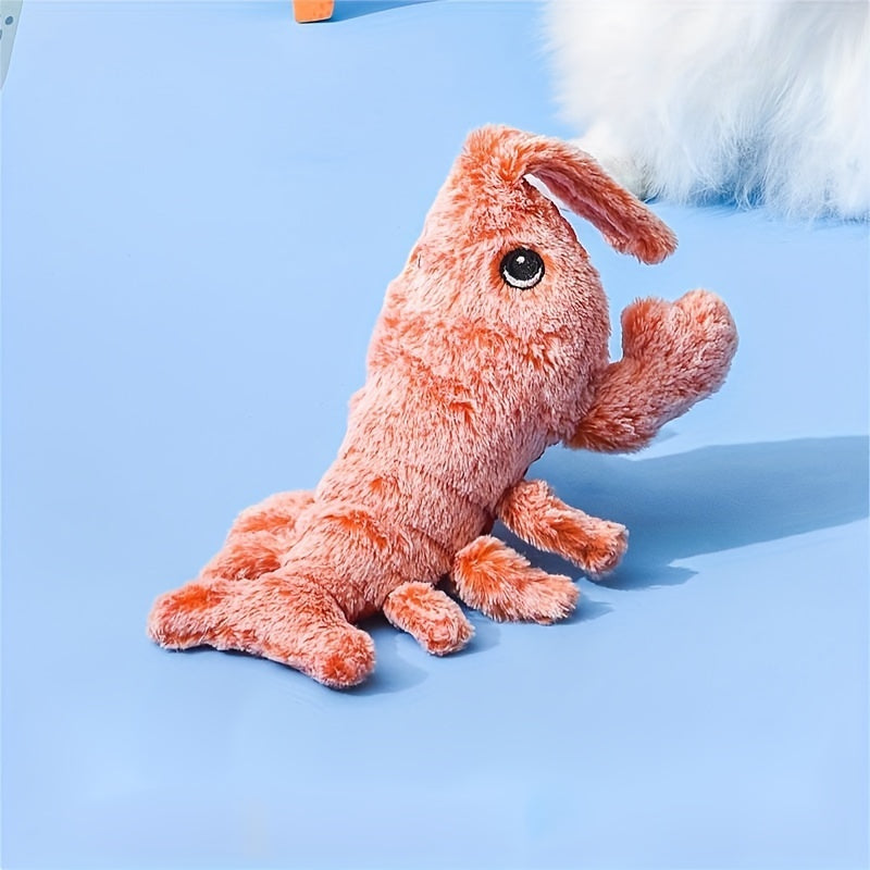 Jumping Cat Shrimp Electric Plush Toy